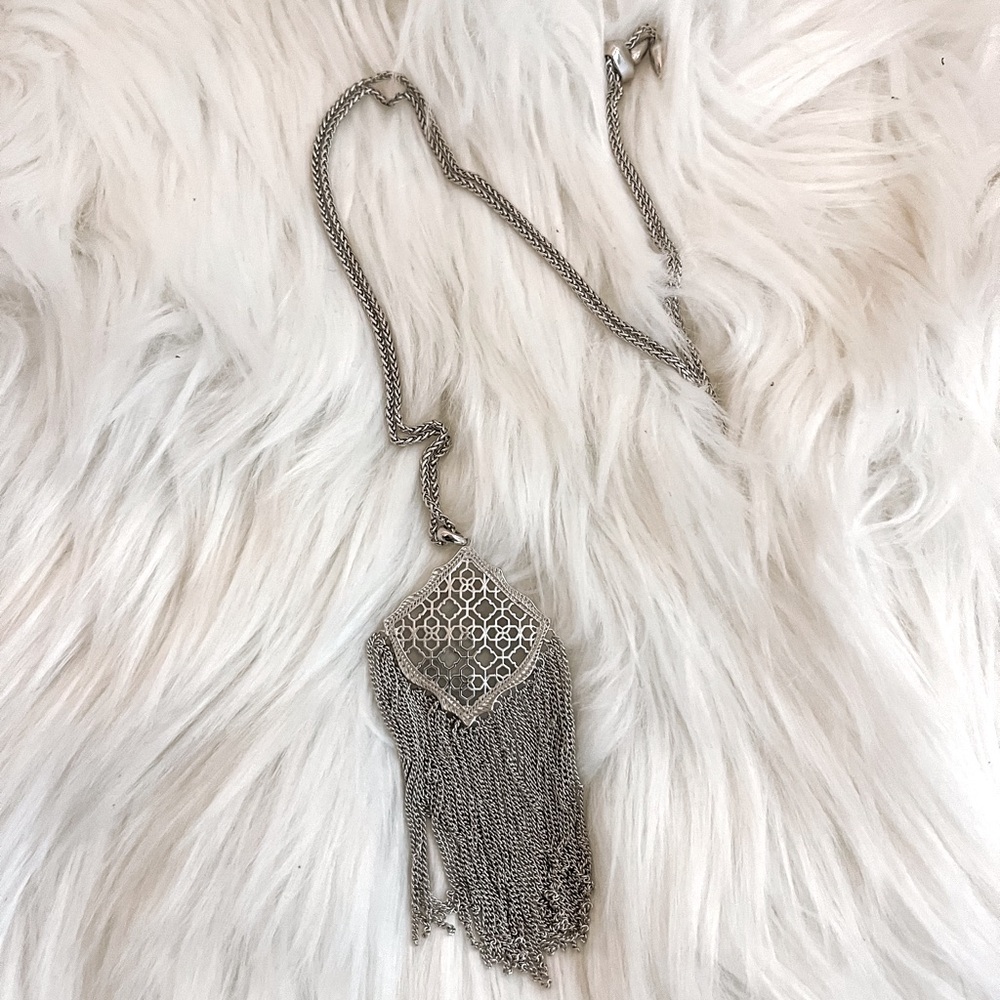 Kendra Scott Kingston Silver Necklace